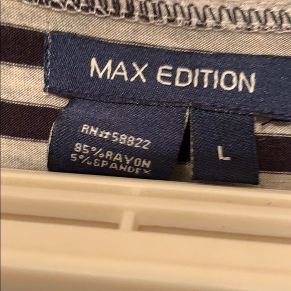 Asymmetrical Striped Dress - Picture 5 of 5